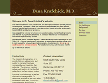Tablet Screenshot of danakrafchickmd.com